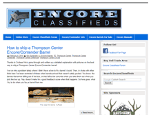 Tablet Screenshot of encoreclassifieds.com